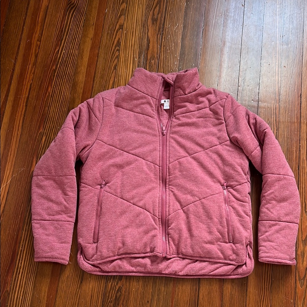 Three dots Women's Pink Quilted Jacket